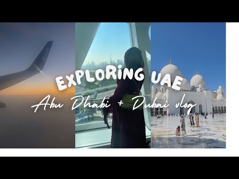 Dubai & Abu Dhabi Vlog | 4-Day UAE Itinerary | Best Things to Do in Dubai (Silent Travel Vlog)