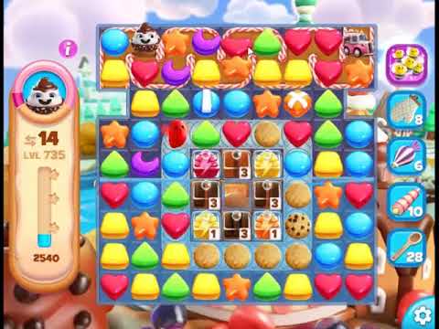 Cookie Jam Blast Level 735 - NO BOOSTERS 🍪 | SKILLGAMING ✔️