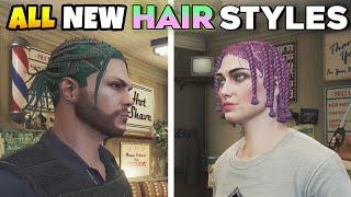 GTA Online All New Hairstyles (Male & Female Characters) The Chop Shop Winter DLC