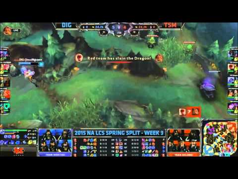 TSM Bjergsen Xerath vs DIG Shiphtur Azir Highlights 2015 NA LCS Spring