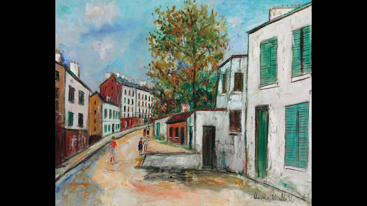 Maurice Utrillo (1883-1955) - A French painter of the School of Paris who specialized in cityscapes