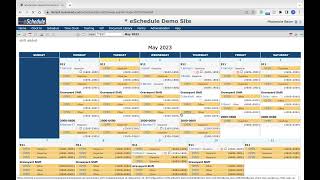 eSchedule Quick Tips - New Monthly Schedule