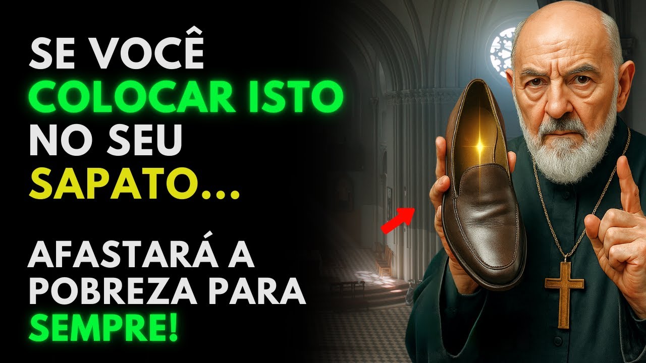 Padre Pio Alerta: Coloque ISSO no seu sapato e se liberte das dívidas, da pobreza e do azar