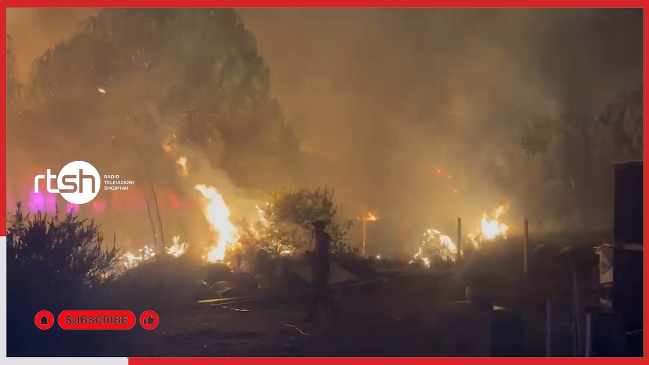 Zjarri në Gjirin e Lalëzit vijon të jetë aktiv, në terren 95 forca dhe një helikopter