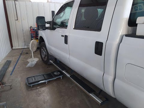 1999-2016 Ford F250 SD side steps (running boards) installation
