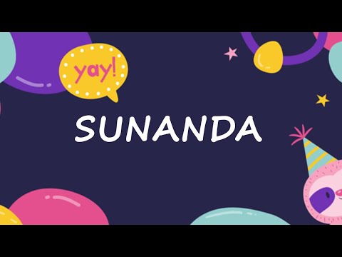Happy Birthday to Sunanda - Birthday Wish From Birthday Bash