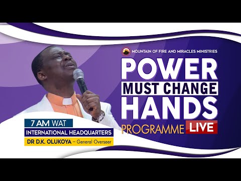 Power Must Change Hands – Dr D.k Olukoya