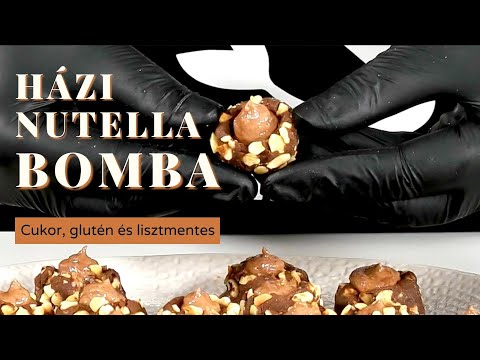 Házi nutella bomba - liszt és cukormentes süti, ami gluténmentes, és keto barát is - 2:1-ben recept