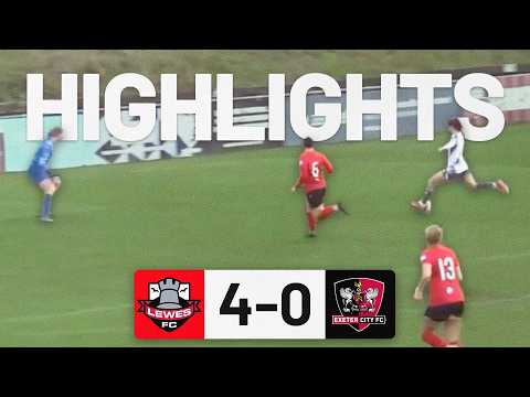 HIGHLIGHTS: Lewes 4 Exeter City Women 0 | Exeter City Football Club