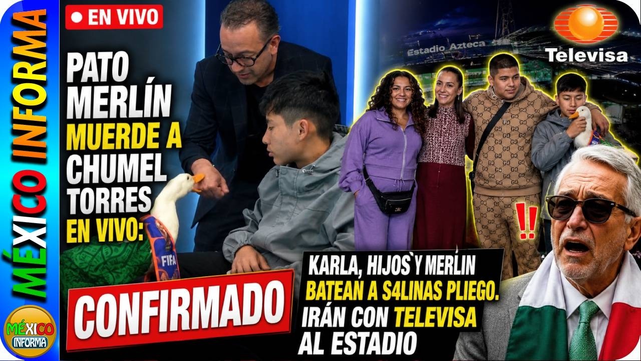 TÓMALA: PATO MERLÍN MUERDE A CHUMEL TORRES. CONFIRMADO: RECHAZARON INVITACIÓN DE S4LINAS PLIEGO.