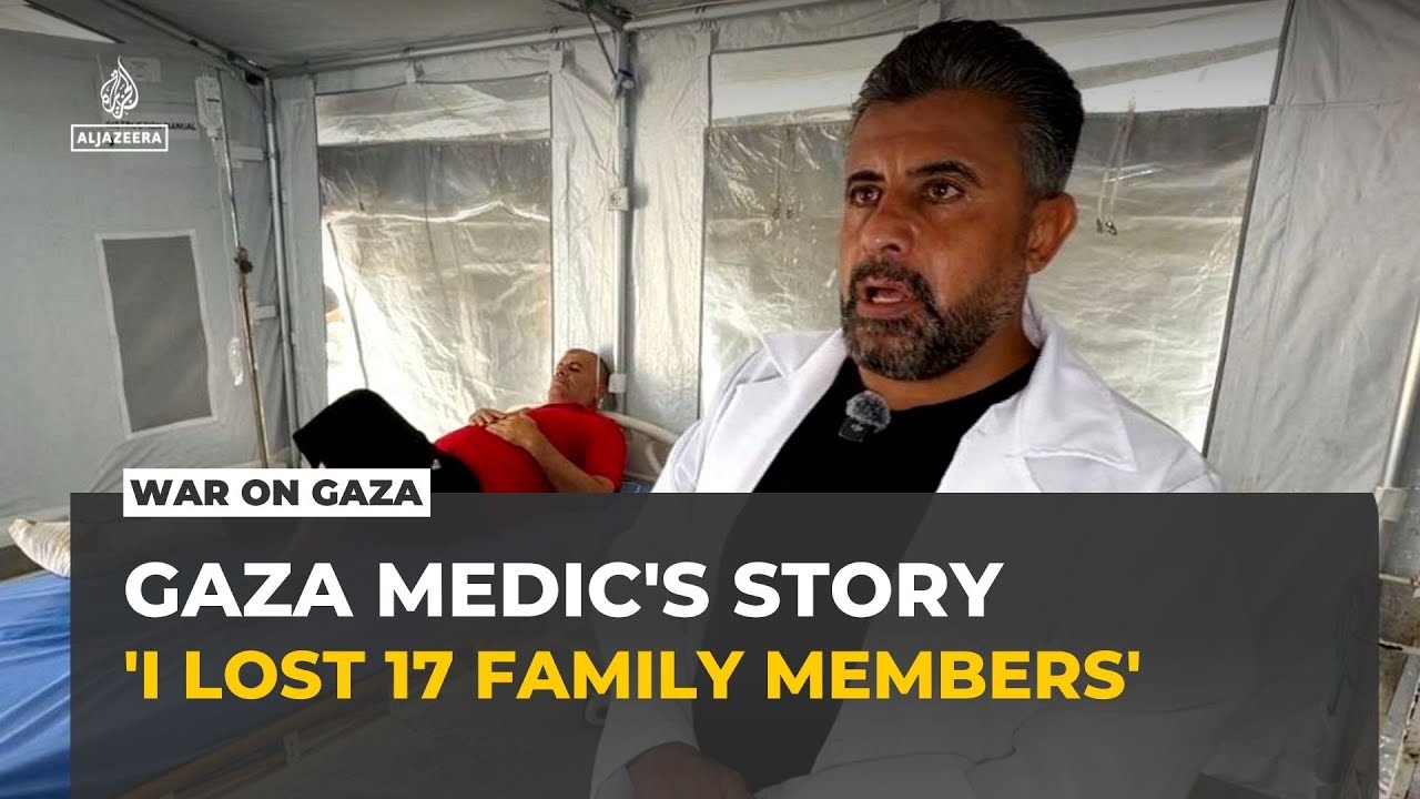 Gaza paramedic recounts six wounds, family loss while providing emergency care