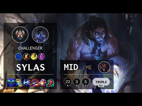 Sylas Mid vs Lucian - EUW Challenger Patch 11.7
