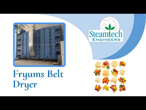 Fryums belt dryer