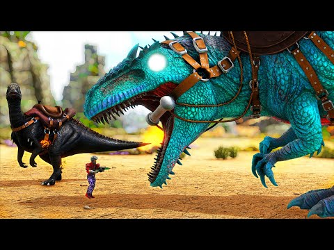 It Almost Went BAD Taming the COLOSSAL Evo Giganotosaurus! Destroyed.. (Super Mods) Ark Survival ...