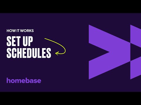 Schedule - Homebase