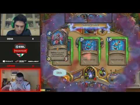 Hearthstone esports: Osha vs Cipher - ESL UK Premiership Spring 2017- Week 1