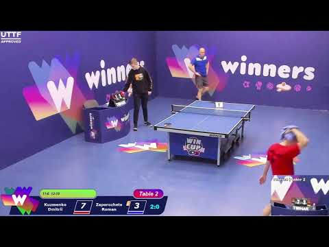 WINners CUP table 2  31.12   Kuzmenko Dmitrii - Zaporozhets Roman  16:00