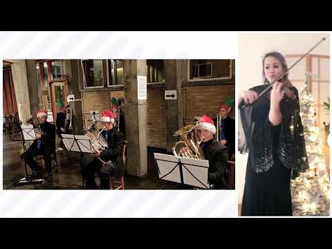 Away in a Manger (Peter Graham) - Maxine Kwok (violin) and Fulham Brass Band