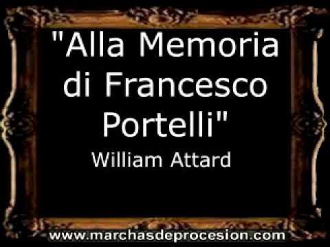 Alla Memoria di Francesco Portelli - William Attard [MA]