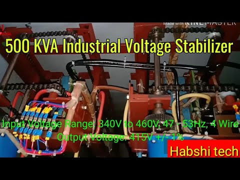 500 KVA Automatic Voltage Controller/ Inside View of Industrial Voltage Stabilizer