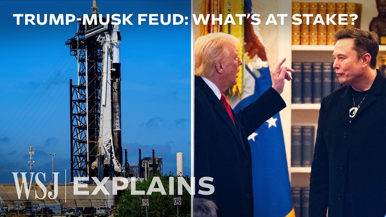 How the Trump-Musk Feud Risks Billions for SpaceX and NASA | WSJ