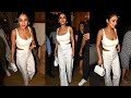 Shehnaaz Gill In Complete New Avtaar Looking Super Hot In White Outfit Arrived For Georgia Bday Bash
