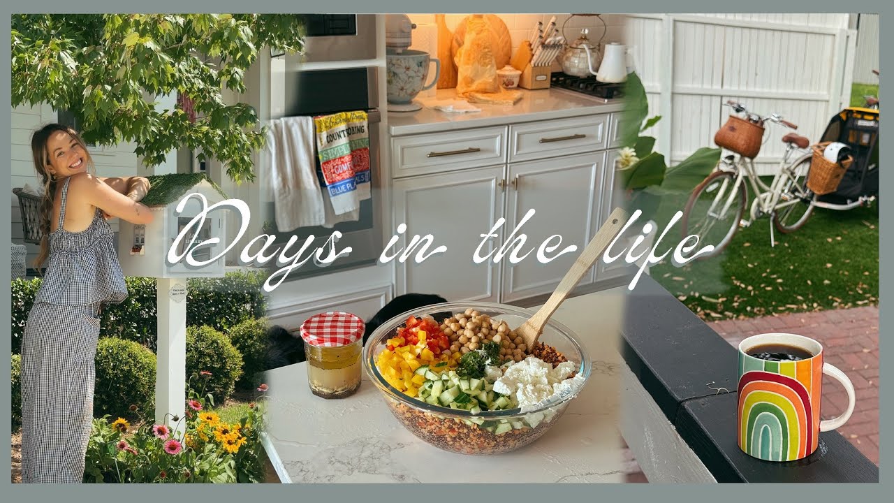 SUMMER DAYS | recipe prepping, date night, & little library refresh ☀️