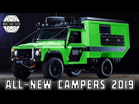 10 New Campers and Caravans Ranging from Offroad Capable to Luxury Models