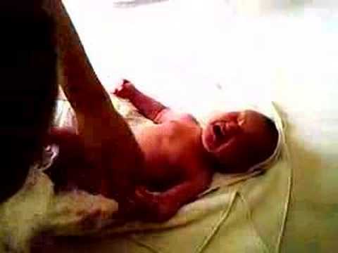 1º banho da Antônia