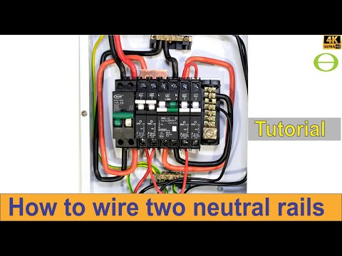 How to wire a single phase distribution board with two neutral busbars/rails -tutorial (SouthAfrica)