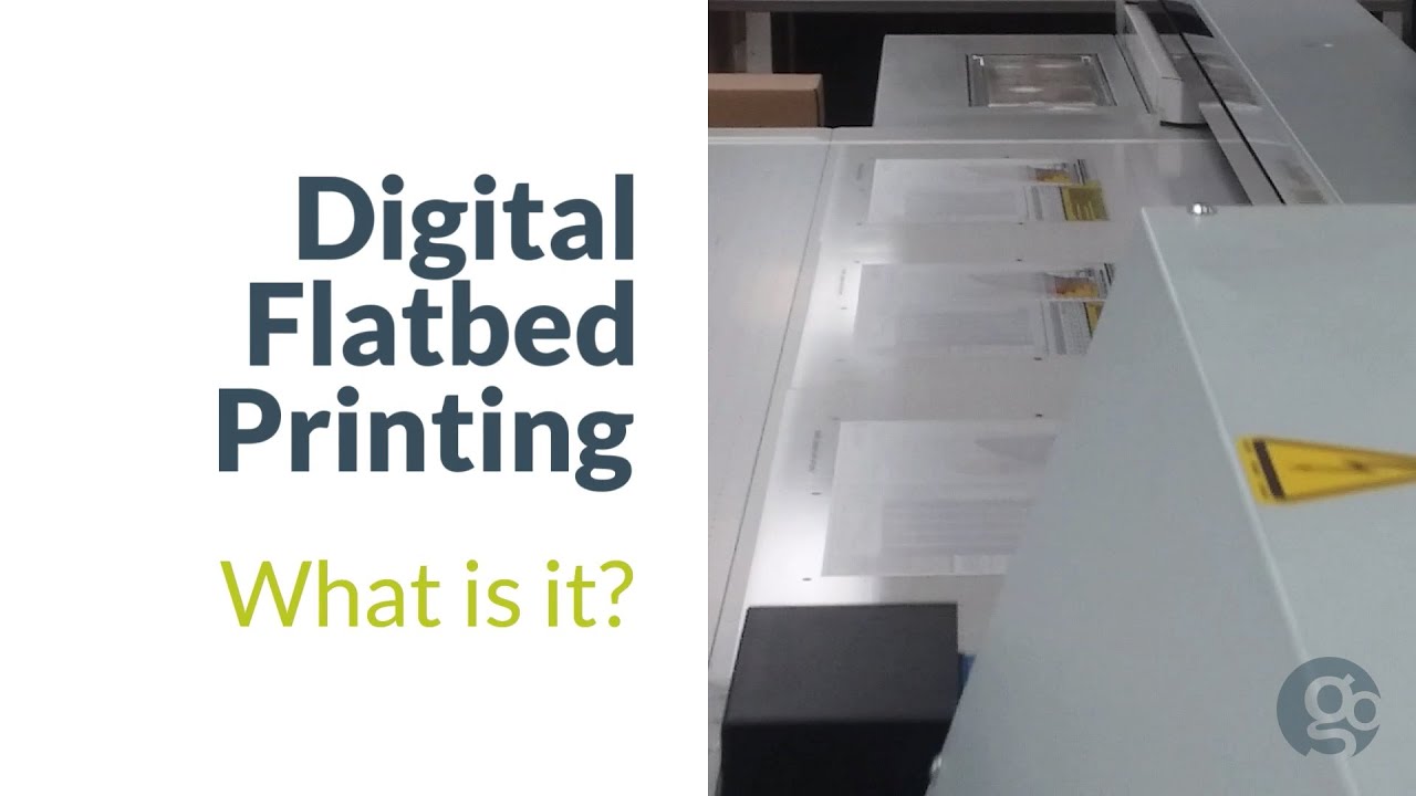 Digital Flatbed Printing - What is it and how does it work?