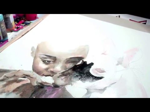 coffee and milk speed drawing