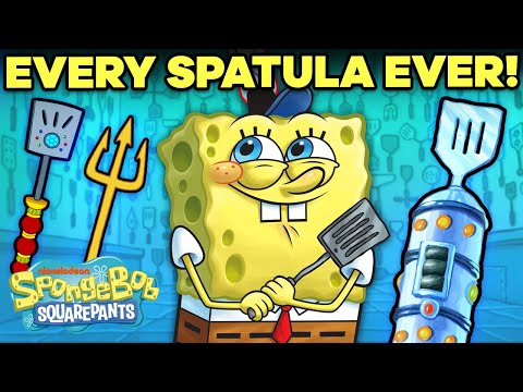 海綿寶寶用過的每一把鍋鏟?| 海綿寶寶 (Every Spatula SpongeBob Ever Used ?? | SpongeBob)