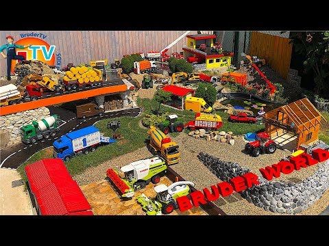 BRUDER TOYS BEST of #Traktor, Trucks, RC, #Excavators for Kids
