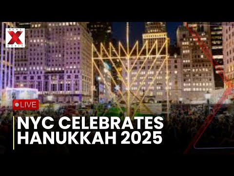NYC Hanukkah Ceremony Live: NYC hosts largest Hanukkah menorah Festival 2025 amid tight security