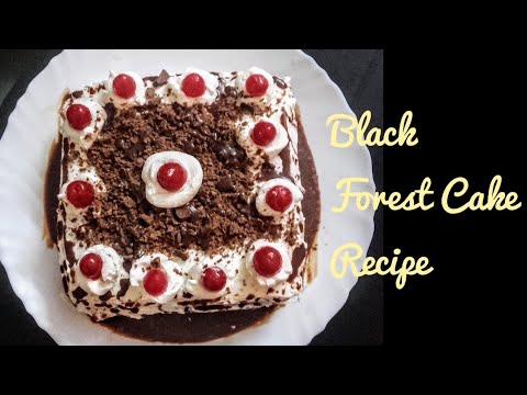 Black Forest Cake Recipe