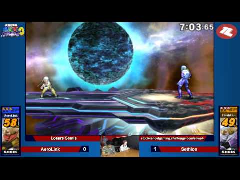 Super Bit Wars 3 Smash 3DS - AeroLink (Sheik) vs Sethlon (Sheik) - Losers Semis