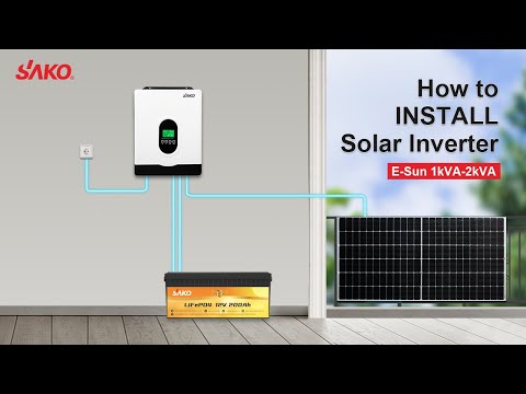 SAKO E-Sun 1-2kW Solar Inverter: Official Installation Guide