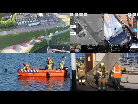 Brandweer Ravenstein en Maasbommel oefenen op de Loonsewaard in Niftrik