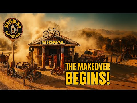 Turning a 100-Year-Old Gas Station Into a Fallout Store!