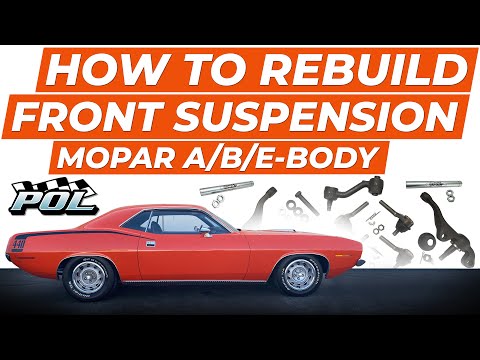 How to Rebuild Front Suspension Mopar Plymouth Barracuda Dodge Challenger A/B/E Body