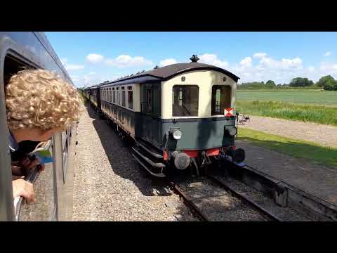 met de Stoomtrein Goes Borsele van Goes naar Hoedekenskerke deel 1