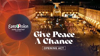 Opening Act: Rockin’ 1000 - Give Peace A Chance - Grand Final - Eurovision 2022 - Turin