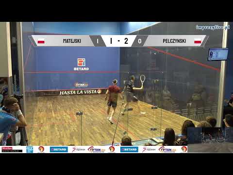 Tomasz Matejski - Adam Pełczyński BETARD Indywidualne Mistrzostwa Polski w Squasha 2023