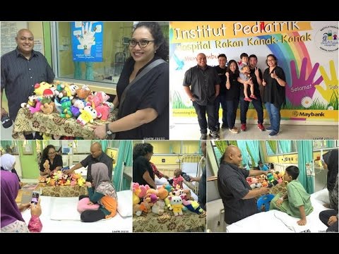 Steve & Shaz Visit The Children's Cancer Ward at Hospital Kuala Lumpur