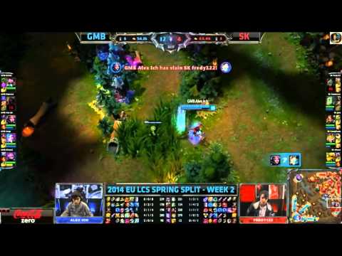 Alex Ich deletes Tristana - GMB vs SK - Week 2 LCS Spring 2014