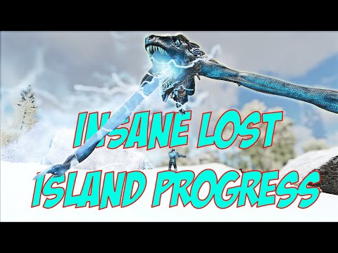 Making INSANE Progress on Lost Island!! Ark Small Tribes Episode 4