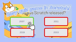 Easy quiz game in Scratch tutorial