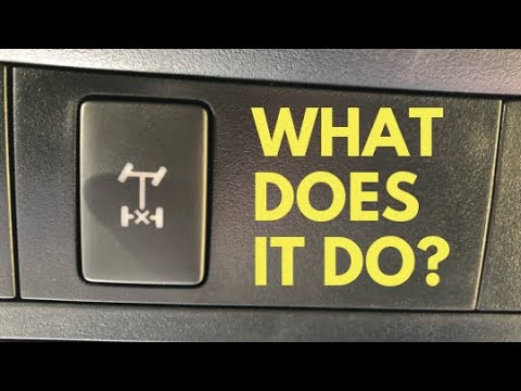 What is Locking Rear Differential Button and what does it do?