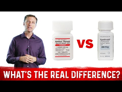 Armour Thyroid versus Synthroid